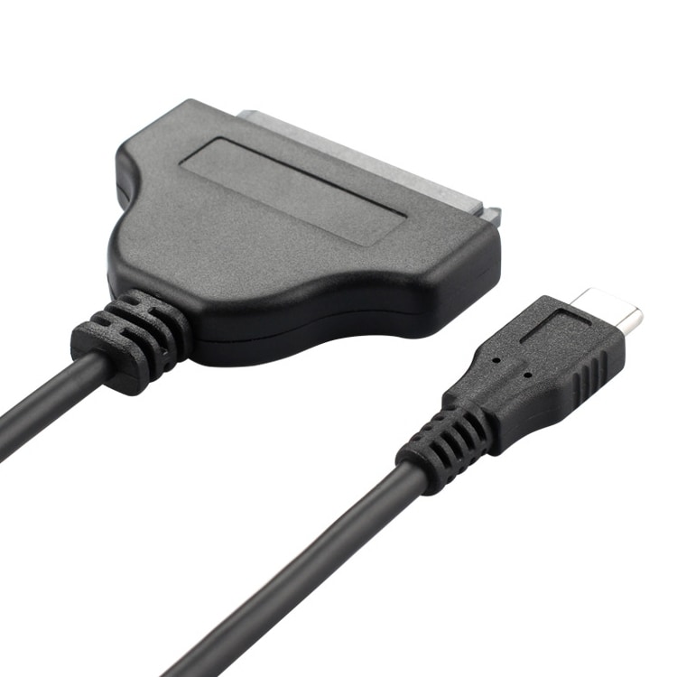 USB Type-C til SATA 2 7+15 Adapter 20cm