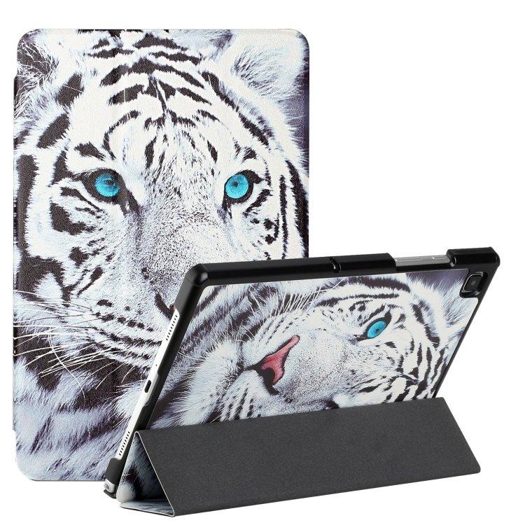 Trifold Designdeksel Samsung Galaxy Tab A7 10.4 2020 - Tiger