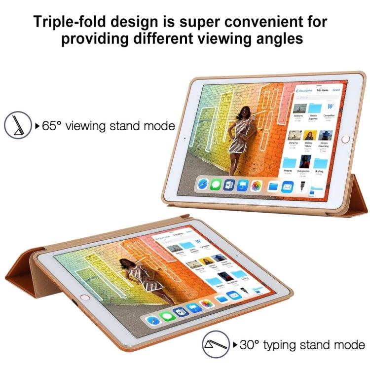 TriFold Beskyttelsedeksel til iPad 10.2 2021 / 2020 / 2019 - Rød