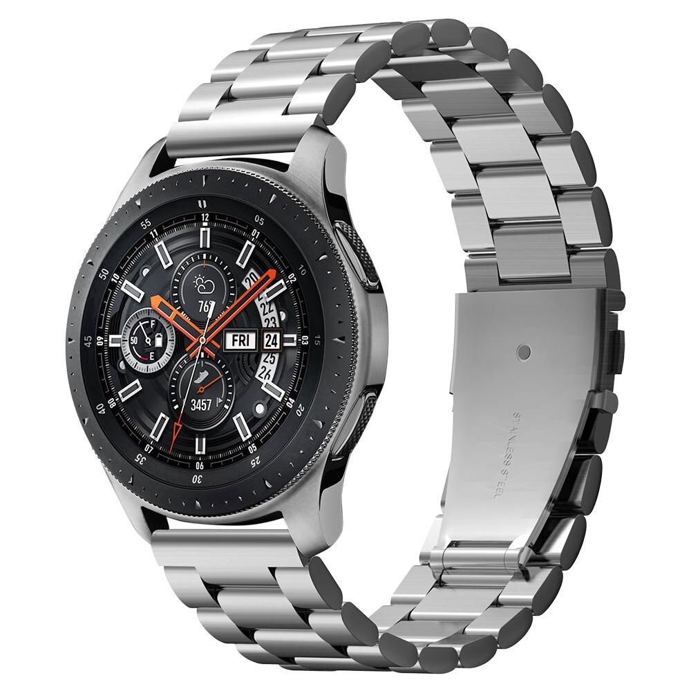 Spigen Modern Fit Band til Samsung Watch 46mm - Sølv