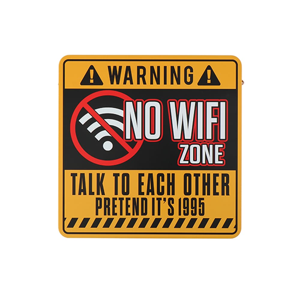 Skilt - No Wifi Zone