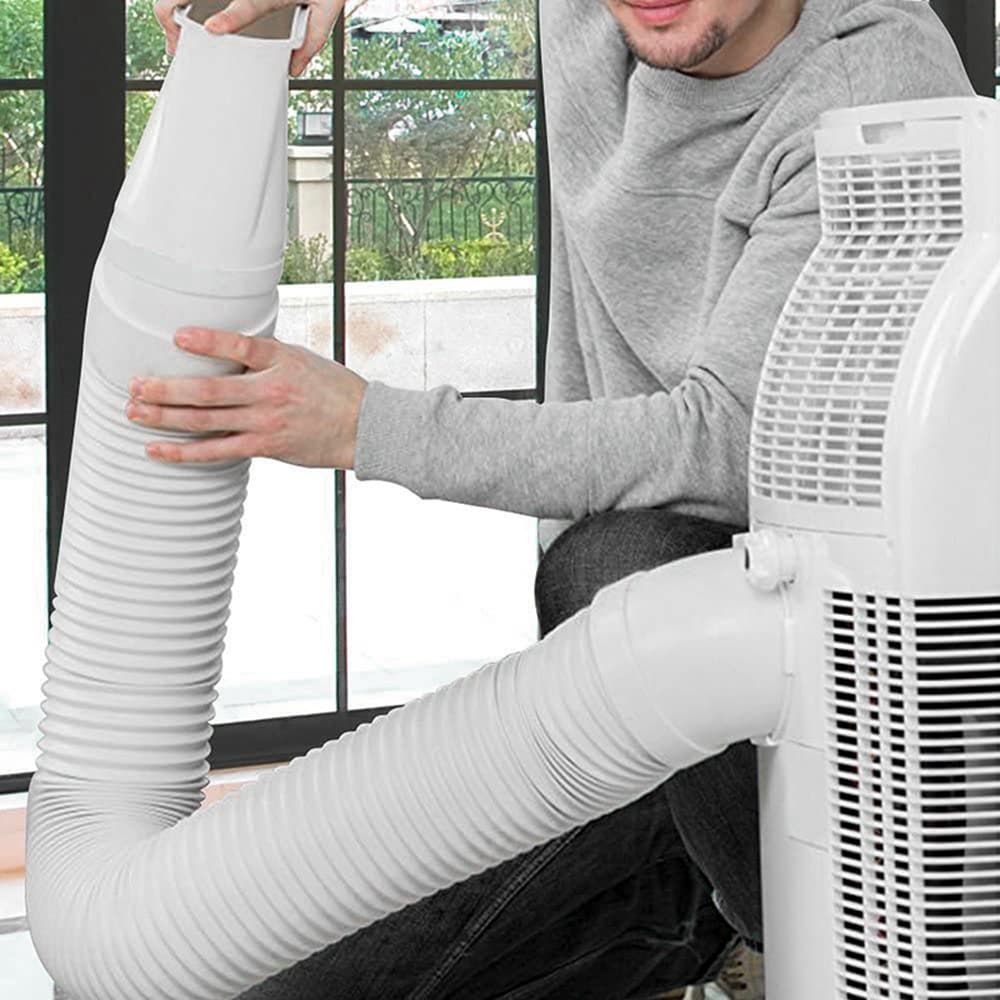Kraftig ventilasjonsslange til portabel AC 15 cm / universal AC-slange / utluftingsslange 1,5 m – høyeste kvalitet