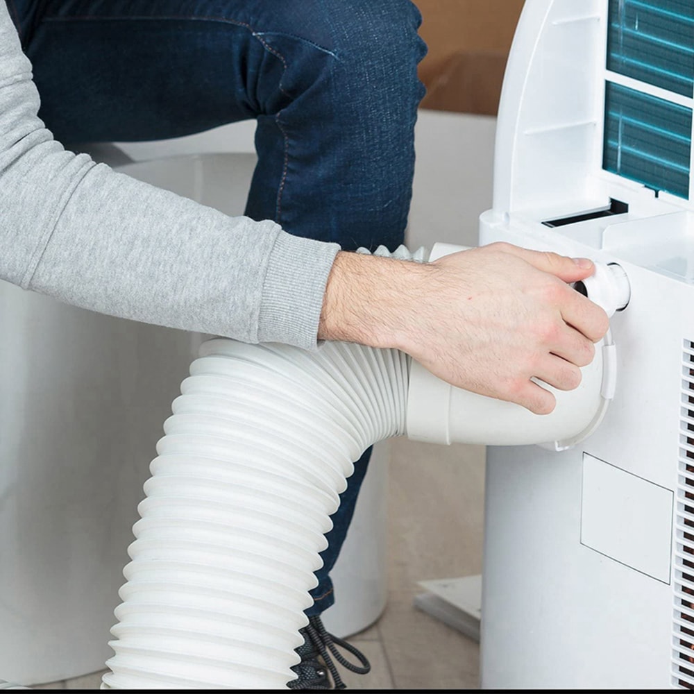 Kraftig ventilasjonsslange til portabel AC 15 cm / universal AC-slange / utluftingsslange 1,5 m – høyeste kvalitet