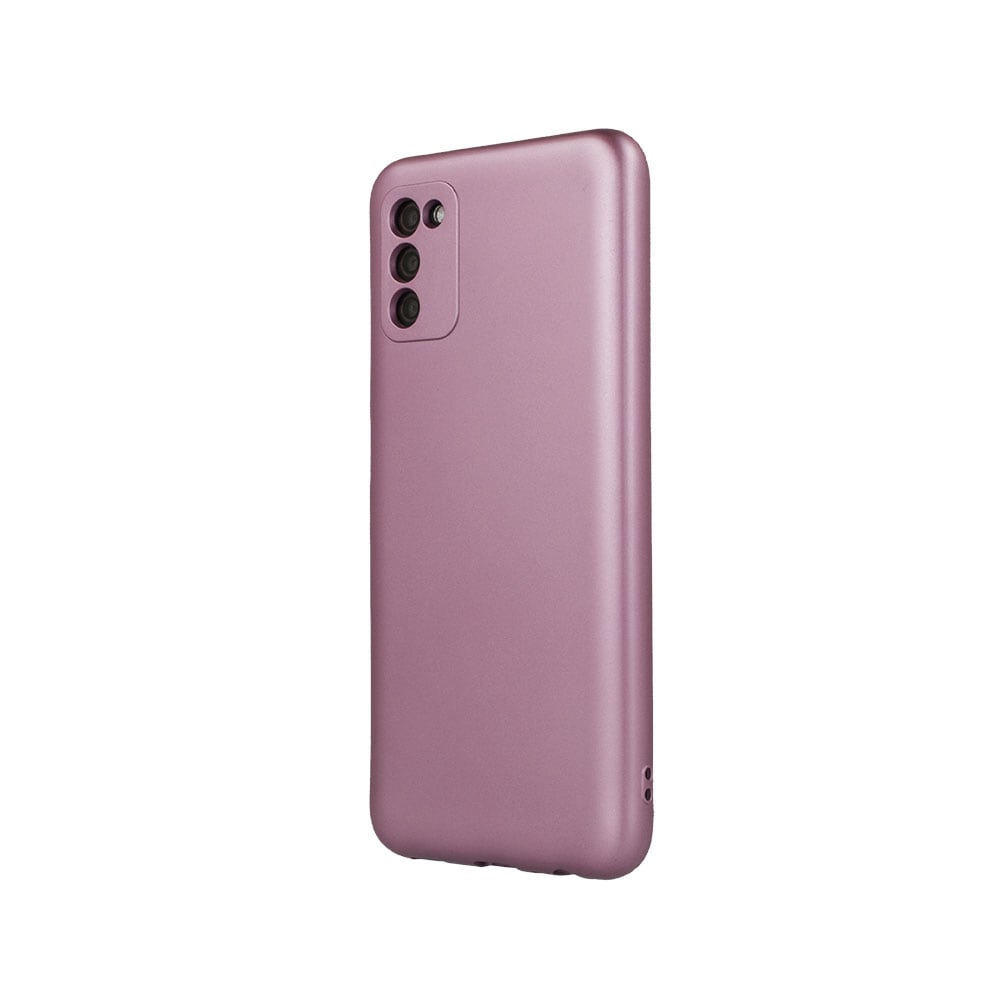 Metallisk deksel til Samsung Galaxy A03S - rosa