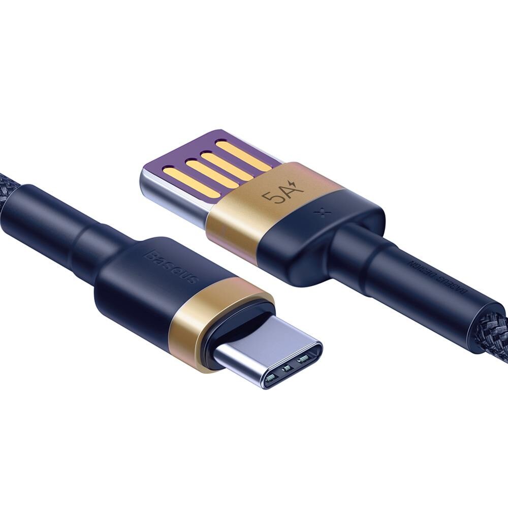 Baseus Cafule USB - USB-C 40W 1,0 m Gull/Blå