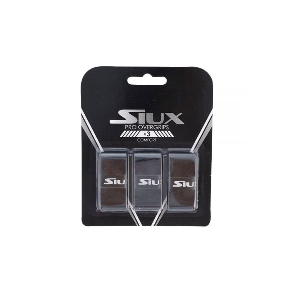 Siux Pro Overgrips - Sort 3-pakning