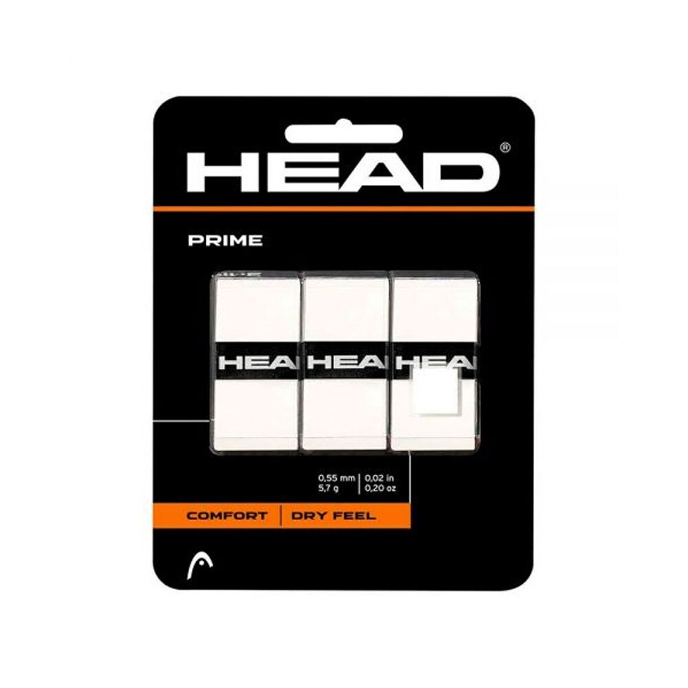 Head Prime Overgrips - Hvit 3-pakning