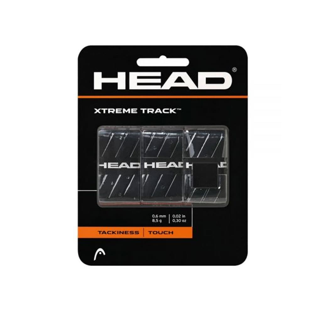 Head Xtreme Track Overgrips - Sort 3-pakning