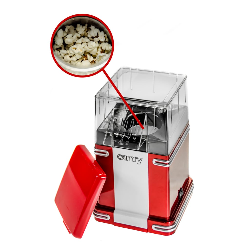 Camry popcornmaskin CR 4480 / popcornmaker / popcornmaskin uten olje / varmluftspopcornmaskin