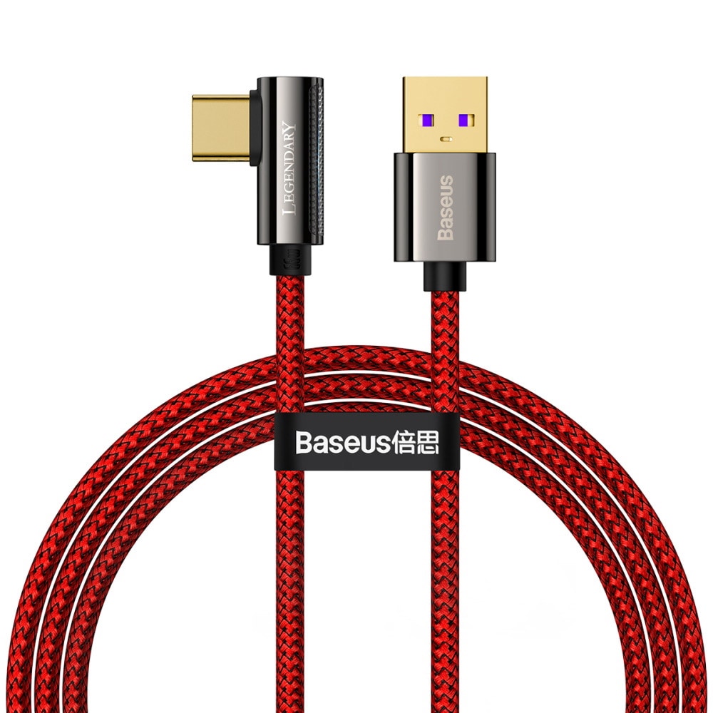 Baseus Legend USB - USB-C 66W 1m Rød
