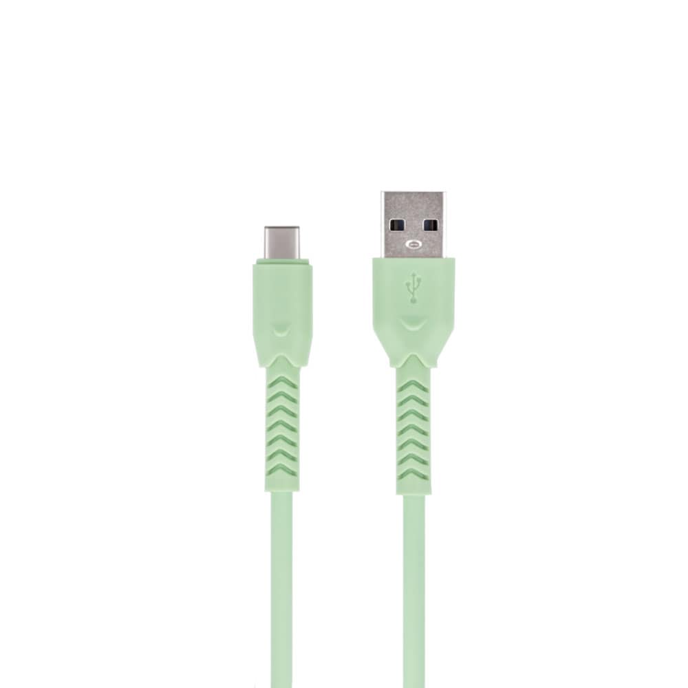 Maxlife USB-C-kabel - 3A grønn