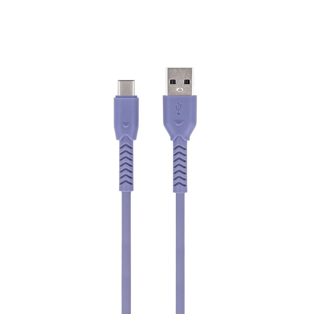 Maxlife USB-C-kabel - 3A lilla