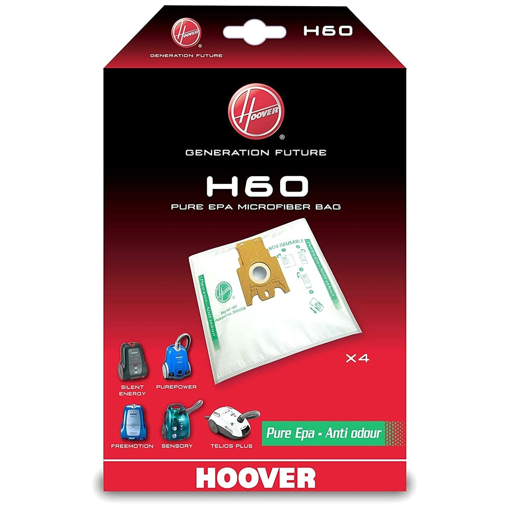 Hoover H60 Støvsugerposer 4-pakning