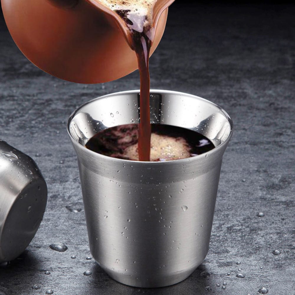 Kaffekopp Rustfritt stål 160ml