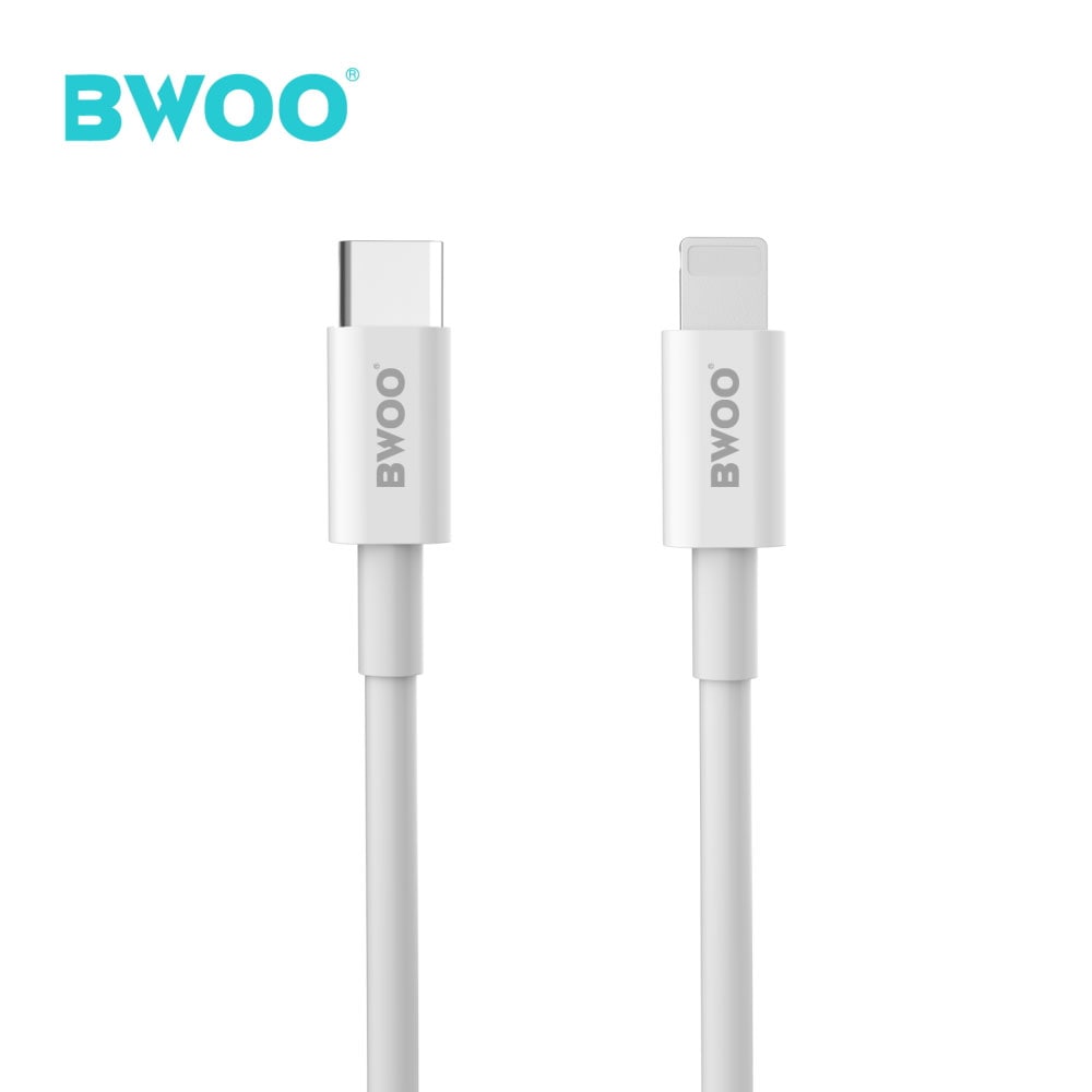 BWOO USB-C til iPhone - 20W Hvit