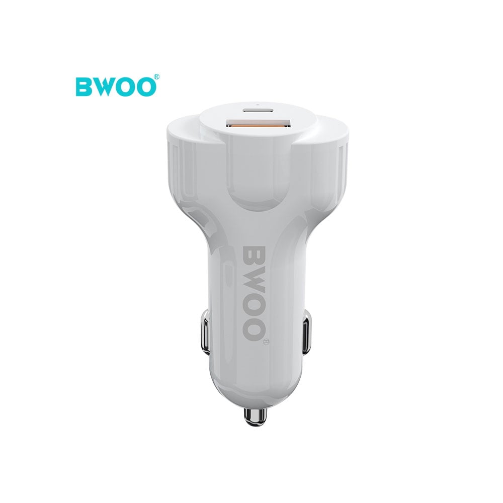 BWOO lader til sigarettuttaket USB-C & USB 2,4A