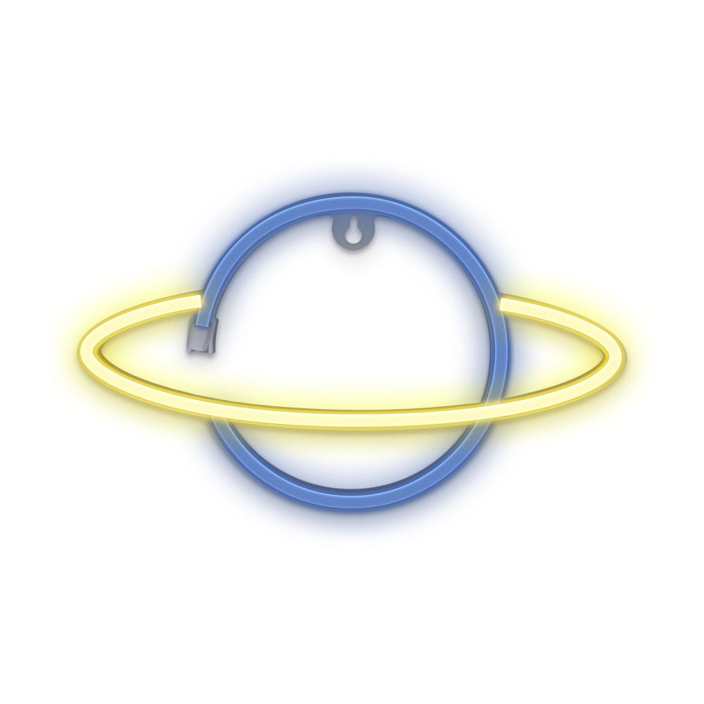 Neon-skilt - Saturnus
