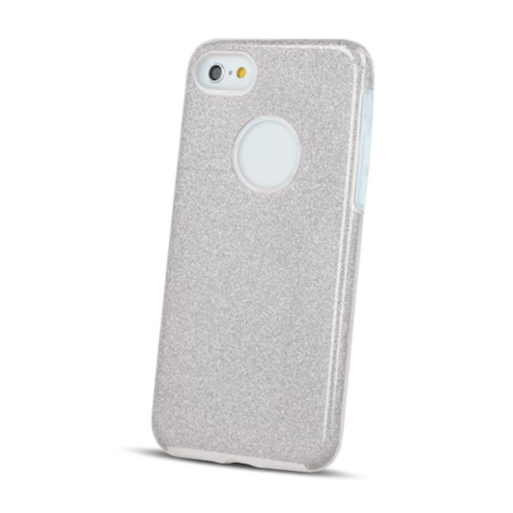Glitterdeksel til iPhone 12 Pro Max Sølv