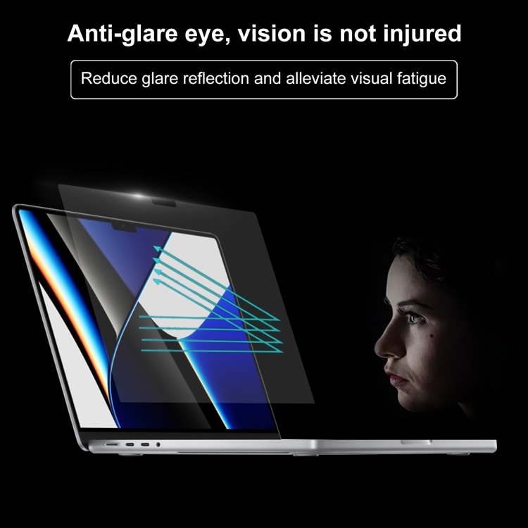 Skjermbeskytter antirefleks med PET-film for MacBook Pro 14.2"