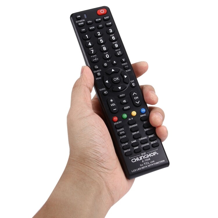 Universal fjernkontroll for TCL LED TV/LCD TV/HDTV/3DTV