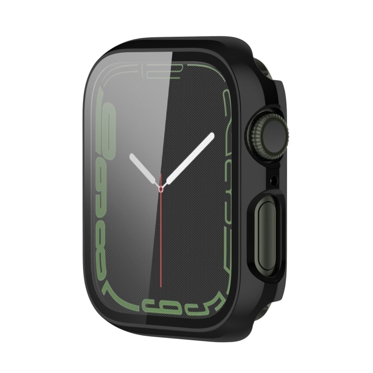 Støtsikker skjermbeskytter for Apple Watch Series 7 45mm - sort