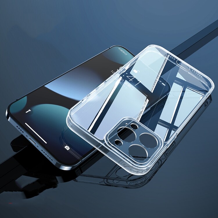 Gjennomsiktig deksel i herdet glass for iPhone 13 Pro Max