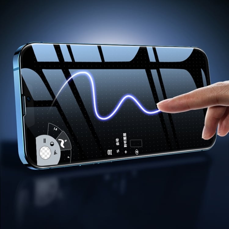 Ultratynn skjermbeskytter i herdet glass for iPhone 13 Pro Max - 2-pakning