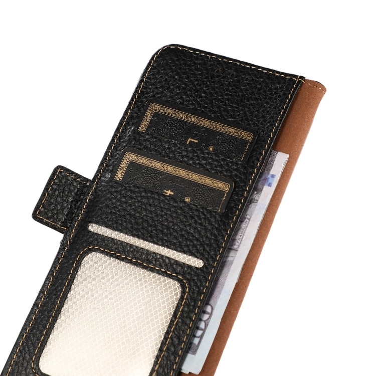 KHAZNEH Lommebokdeksel i ekte skinn til iPhone 13 mini
