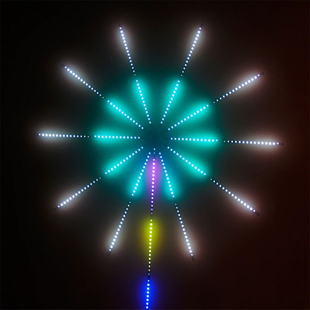 LED-dekorasjon - fyrverkeri