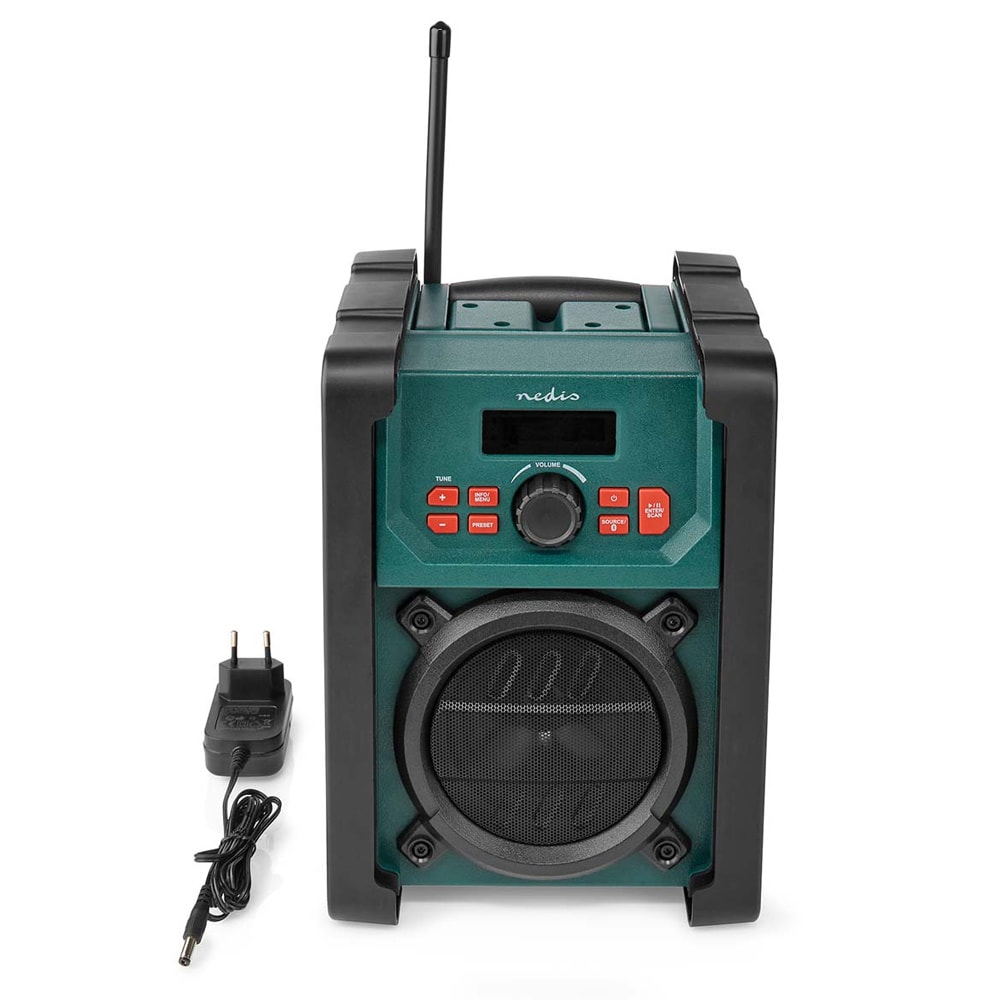 Nedis DAB+ Radio med Bluetooth og Alarmklokke