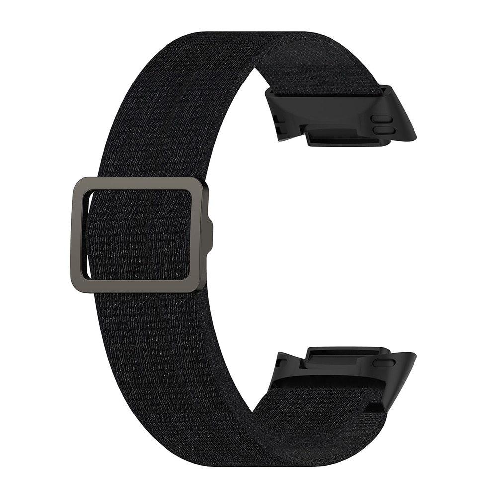 Elastisk armbånd tll Fitbit Charge 5 - Sort