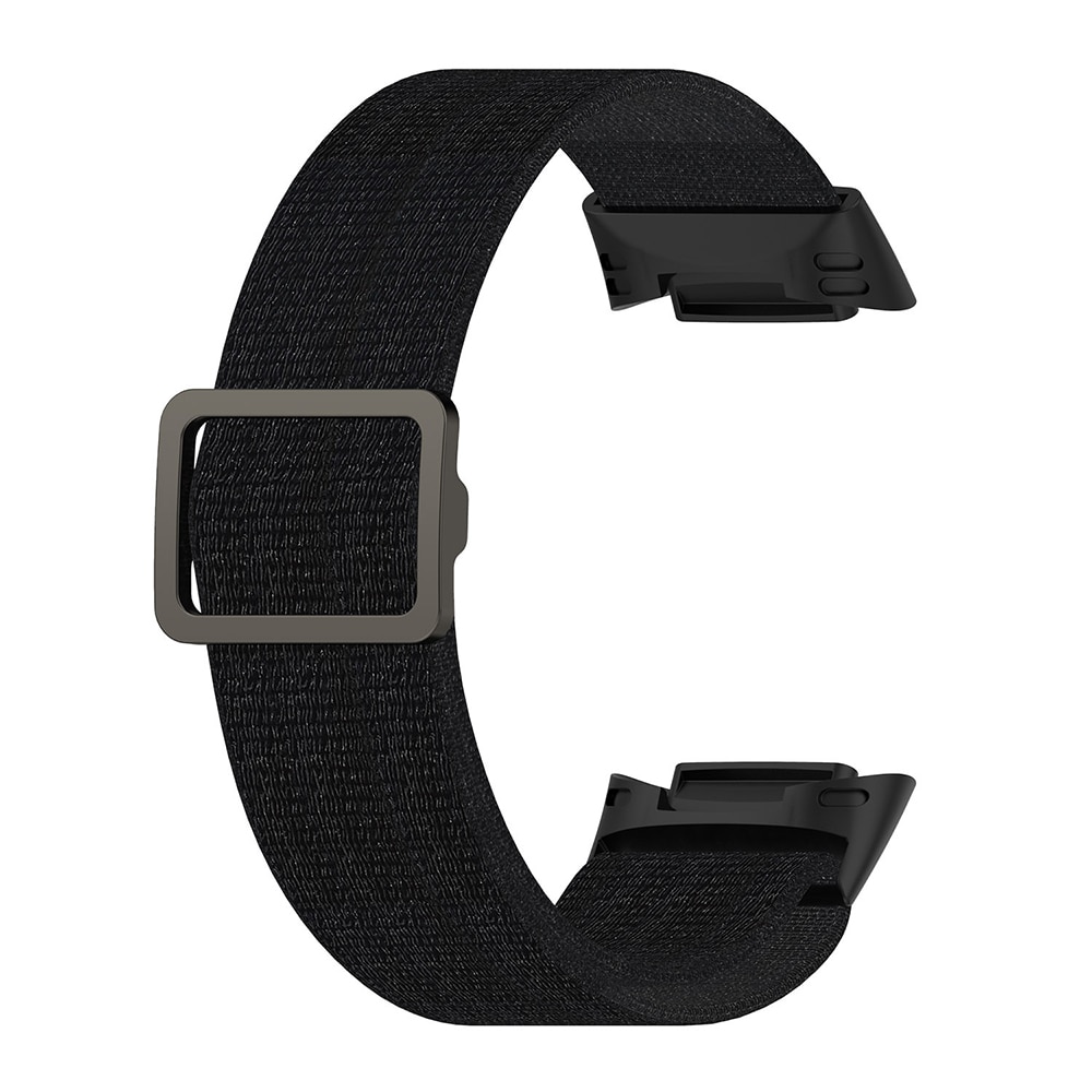 Elastisk armbånd tll Fitbit Charge 5 / 6 - Sort