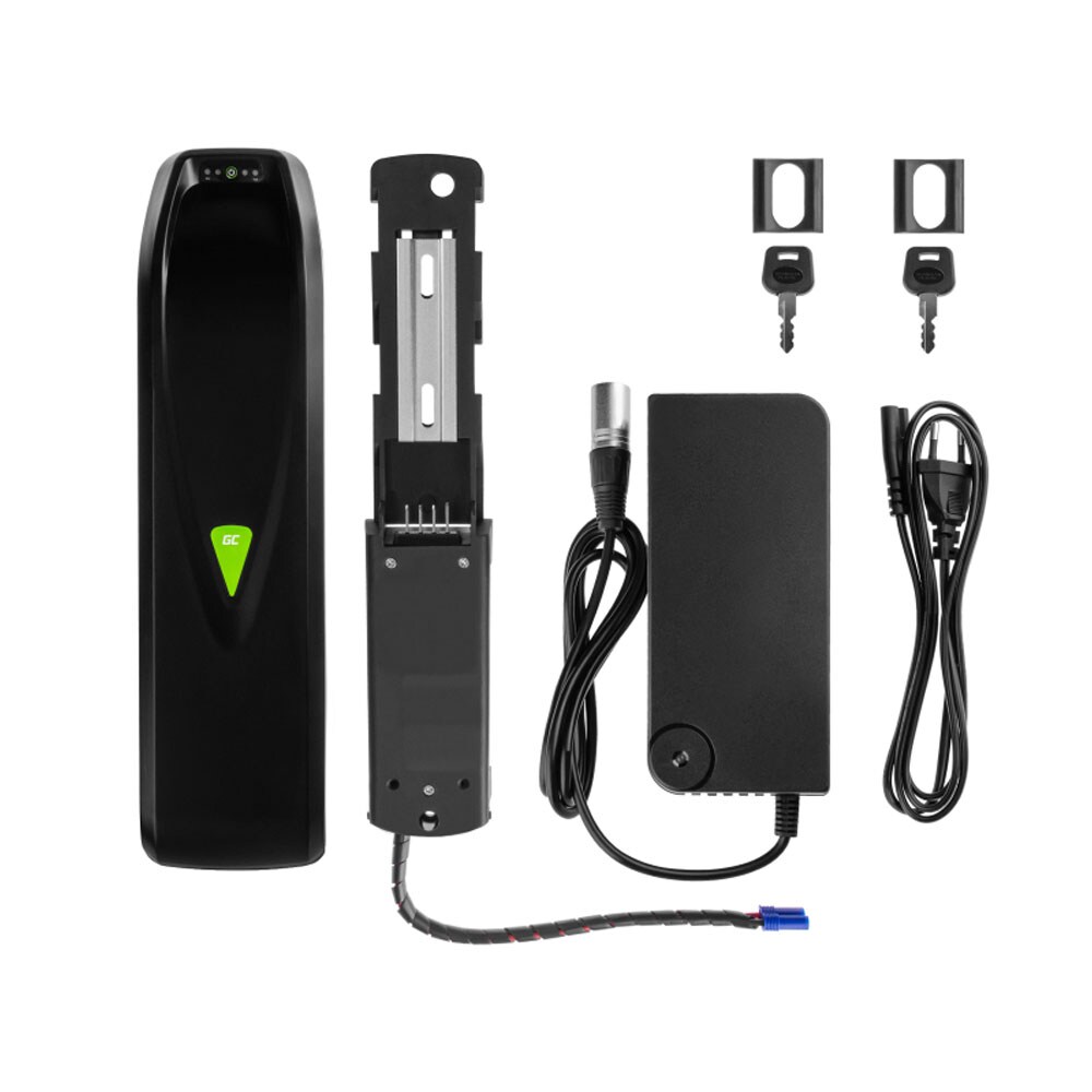 Green Cell elsykkelbatteri 48V 13Ah med lader