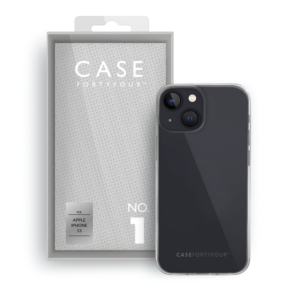 Case Fortyfour No.1 Case til Apple iPhone 13 Gjennomsiktig