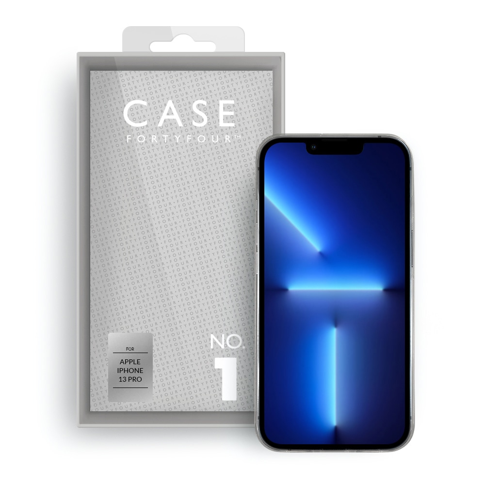 Case Fortyfour No.1 Case til Apple iPhone 13 Pro Gjennomsiktig