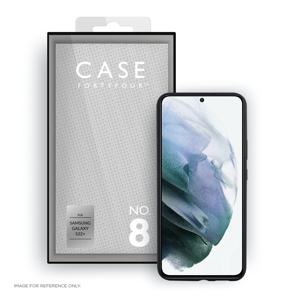 Case Fortyfour No.8 til Samsung Galaxy S22+ Sort