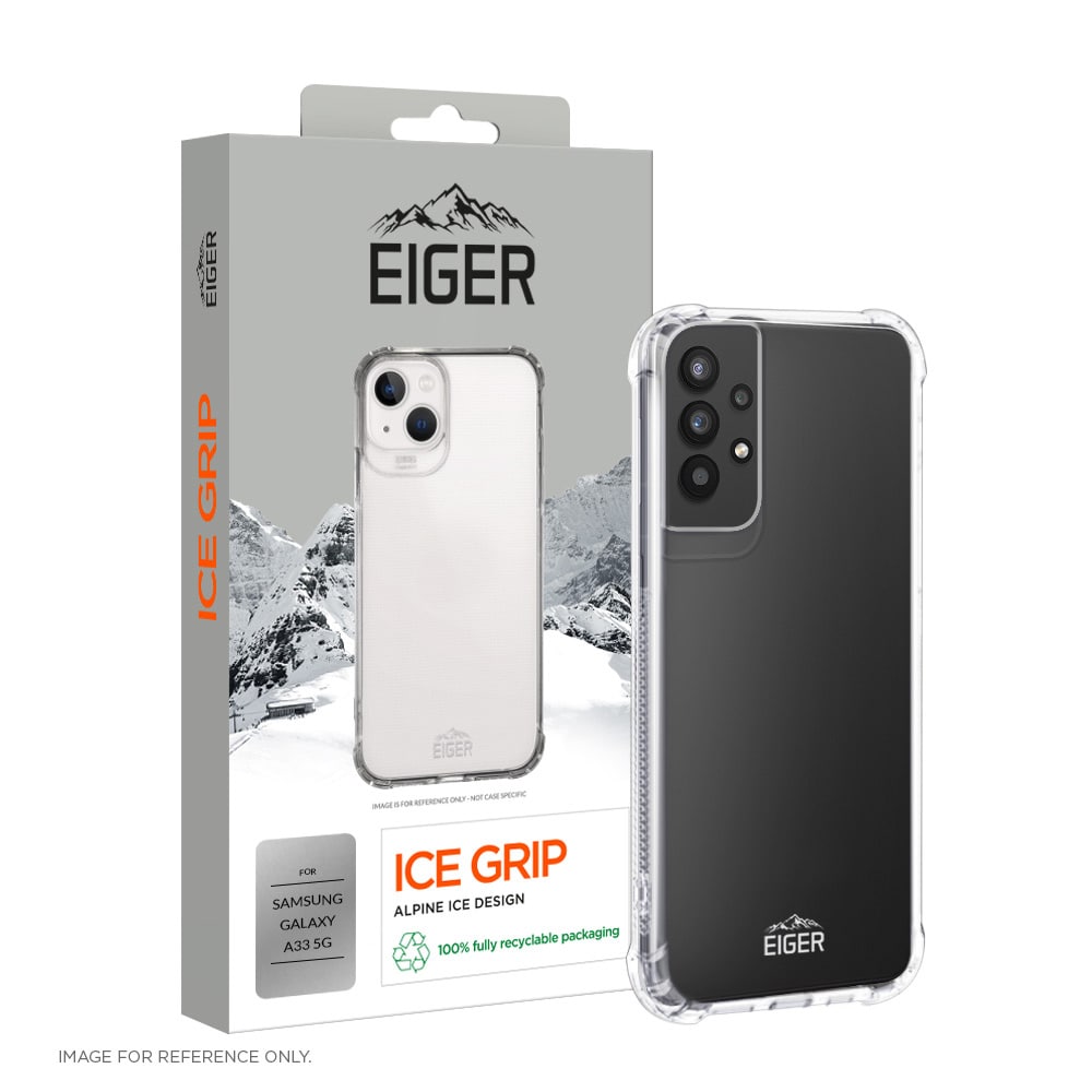 Eiger Ice Grip Case til Samsung Galaxy A33 5G Gjennomsiktig