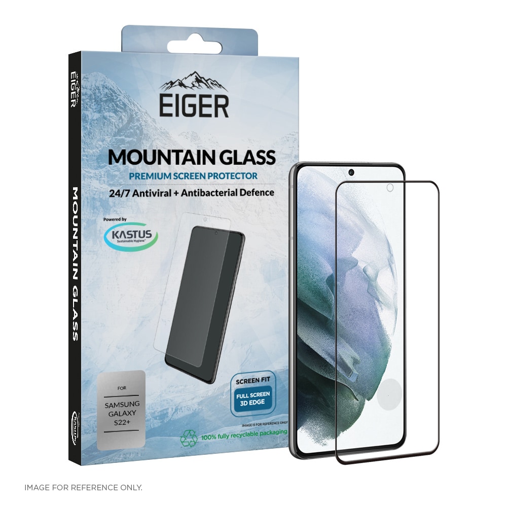 Eiger Mountain Glass Screen Protector 3D til Samsung Galaxy S22+