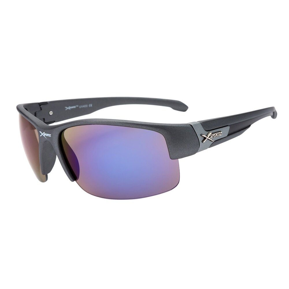 Sportsbriller XS7039 Grå med blå linse