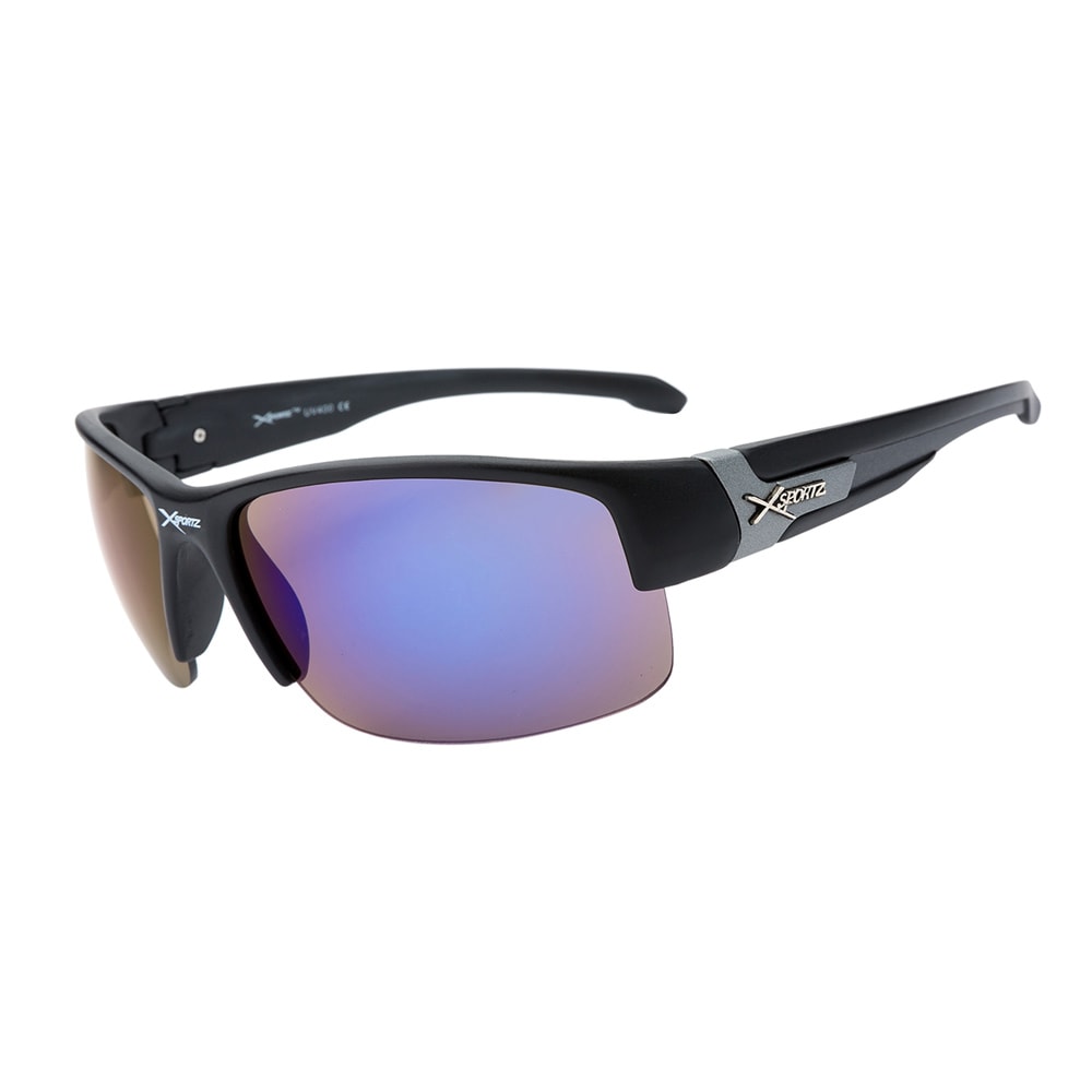 Sportsbriller XS7039 Sort med blå linse