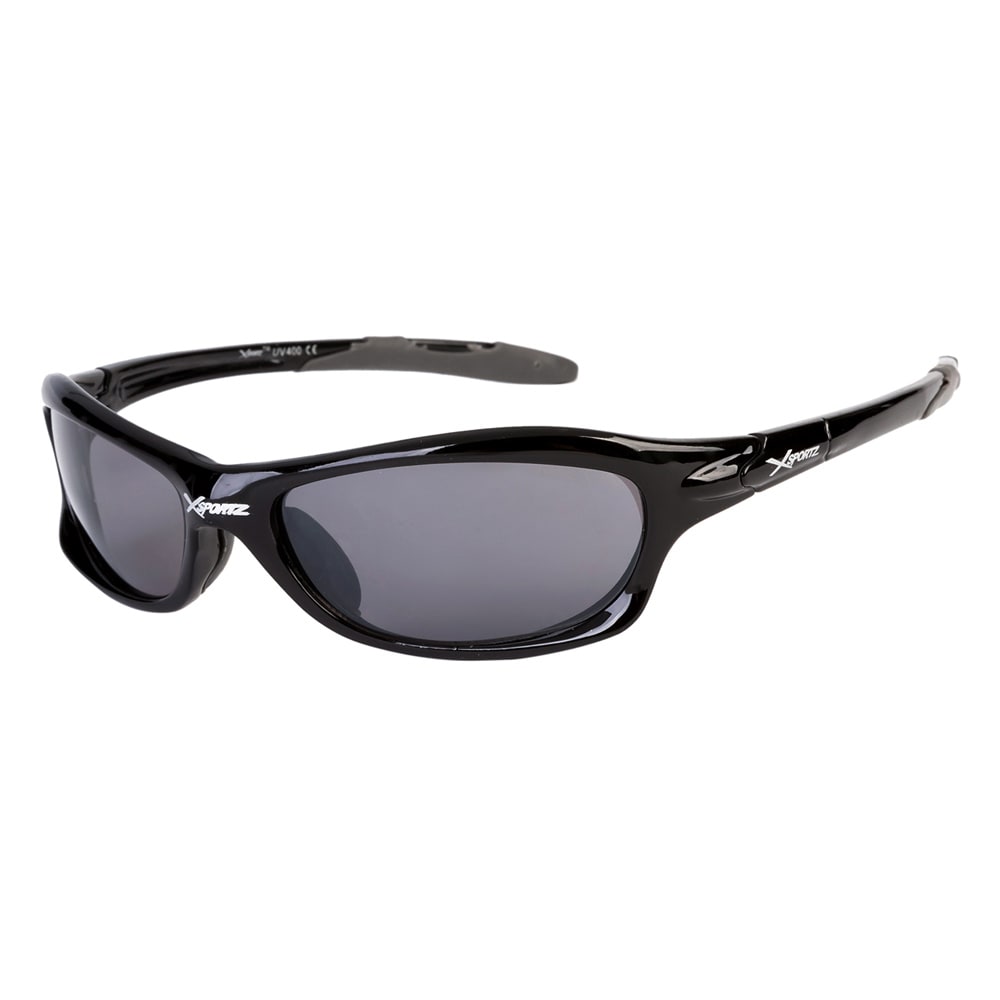 Xsports Solbriller XS57 Sort med mørk linse