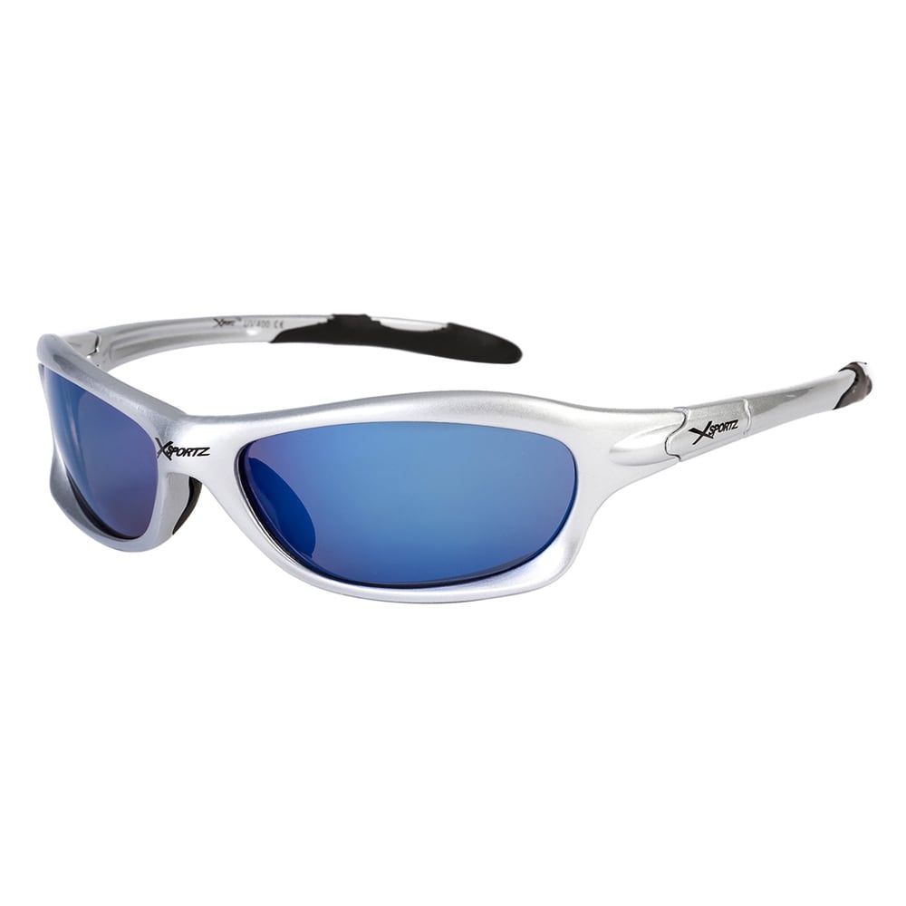 Xsports Solbriller XS87 Sølvfarget med blå linse