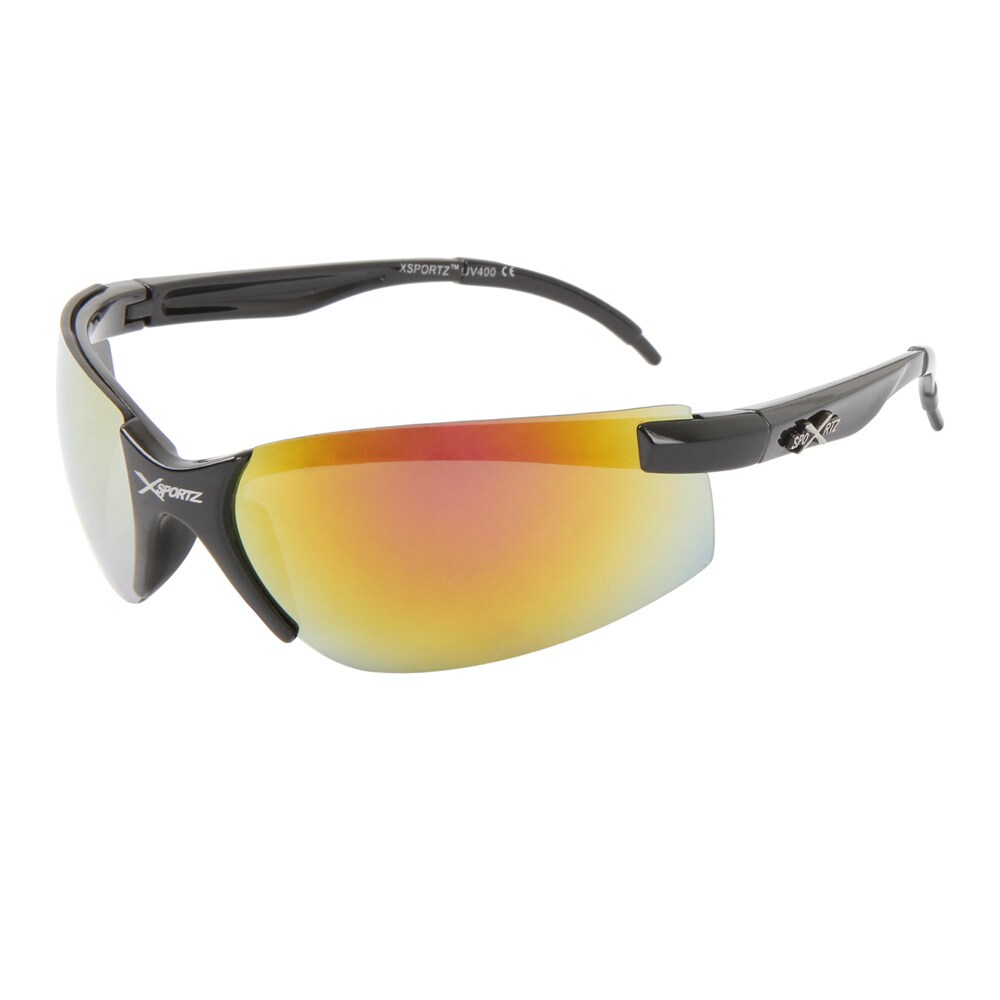 Xsports SSolbriller XS124 Blank Sort med farget linse