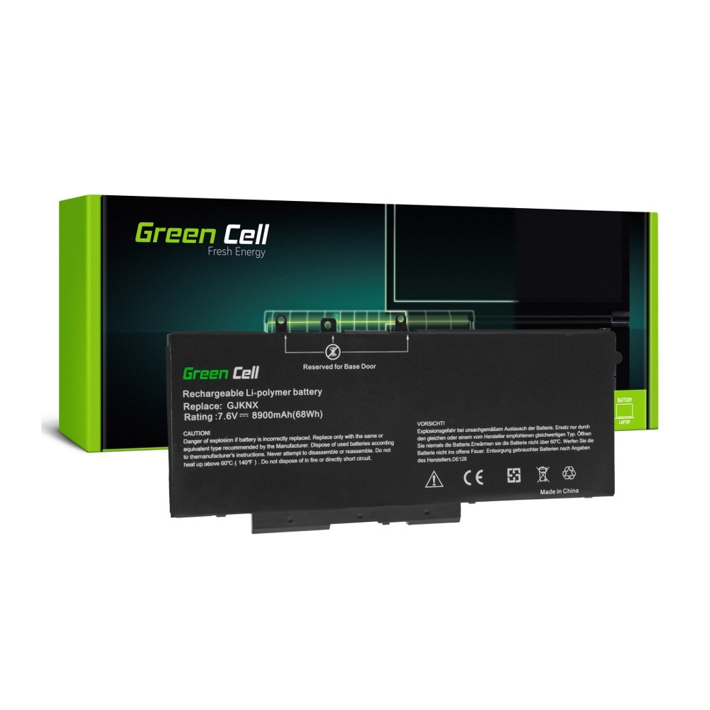 Green Cell Laptopbatteri 93FTF GJKNX til Dell Latitude 5280 5290 5480 5490 5491 5495 5580 5590 5591