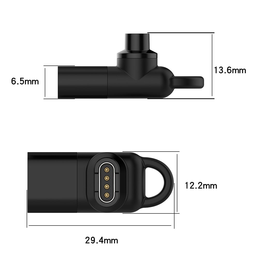 Ladeadapter med USB-C til Garmin-klokker