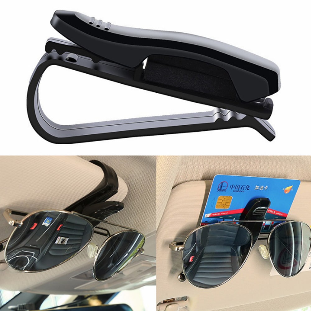 Bilholder for solbriller  - Feste til solbrillene i bilen