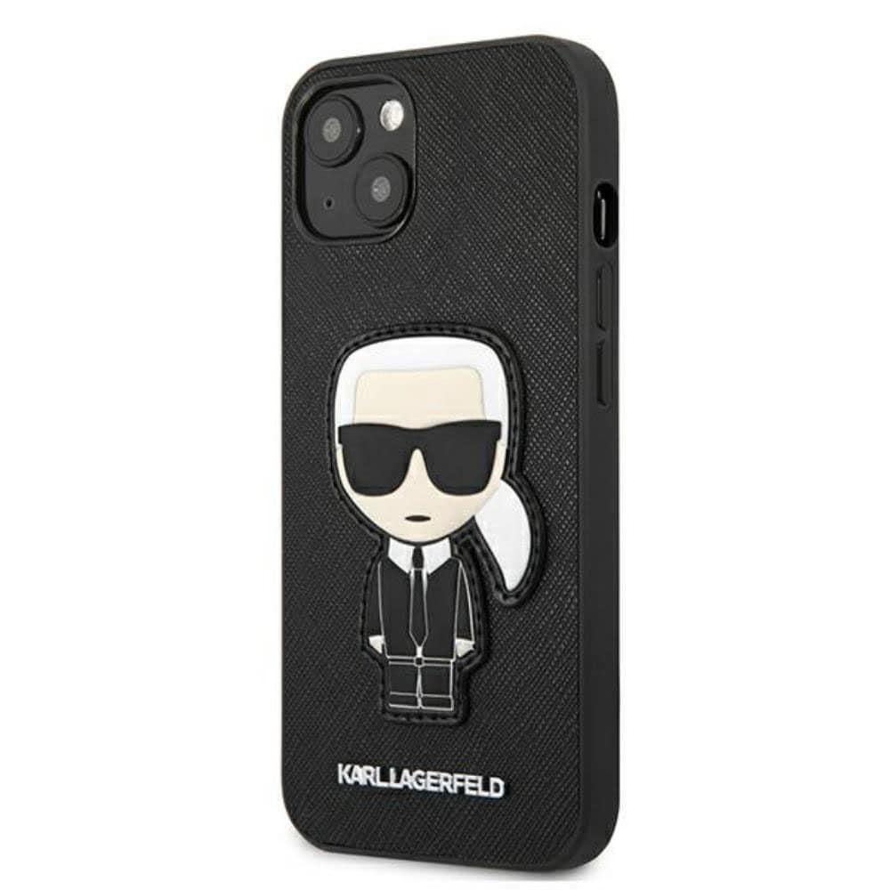 Karl Lagerfeld deksel til iPhone 13 Mini 5,4" - Sort