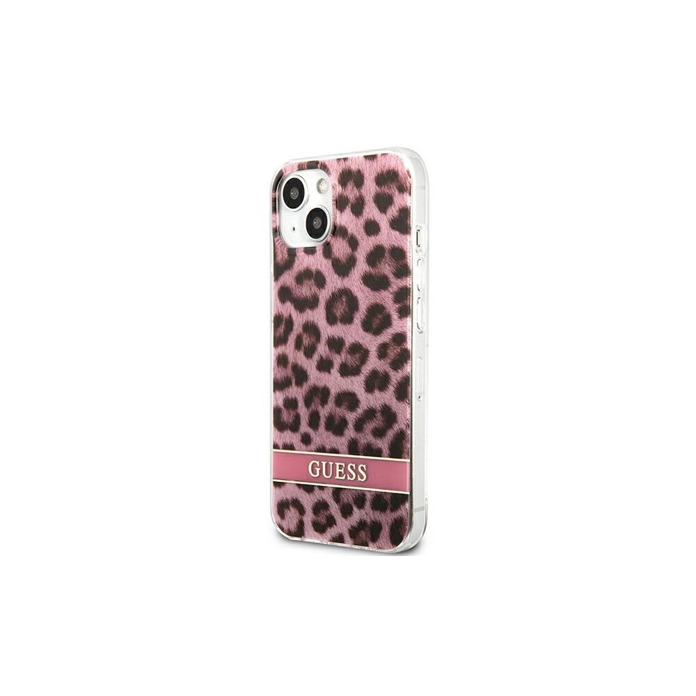 Guess deksel til iPhone 13 6,1" - Leopard/Rosa