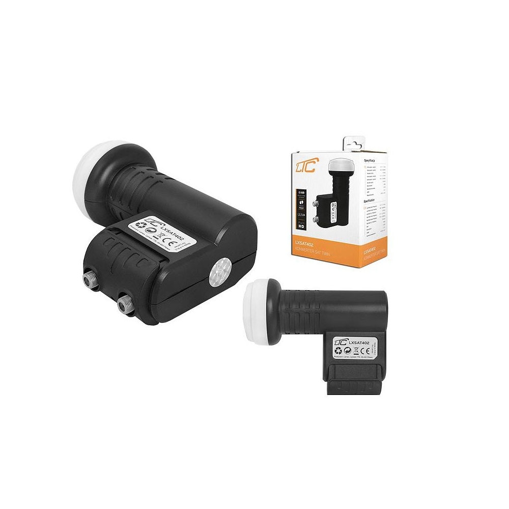 Sort Universal HD Twin-LNB