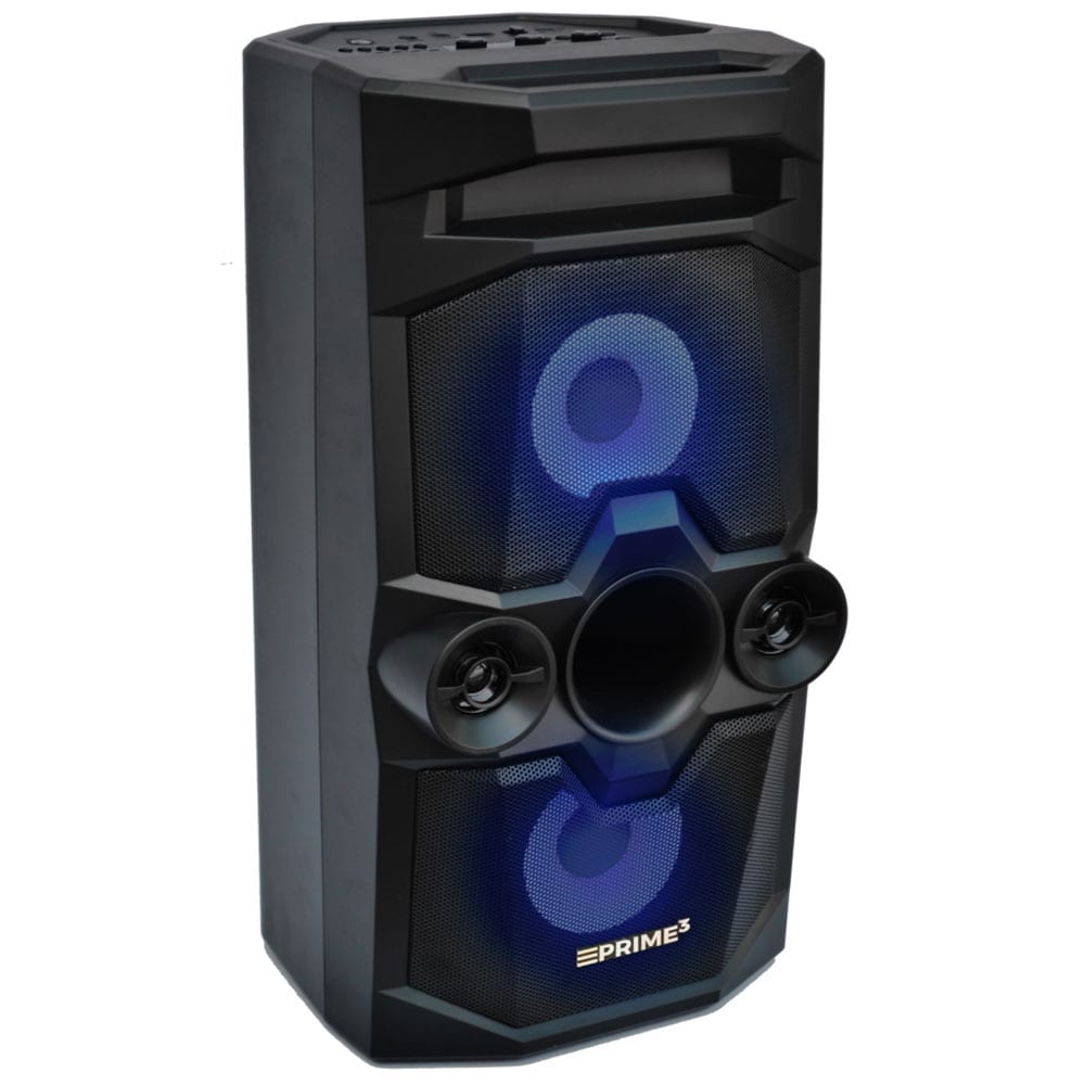Prime3 partyhøyttaler med Bluetooth og karaoke - Onyx